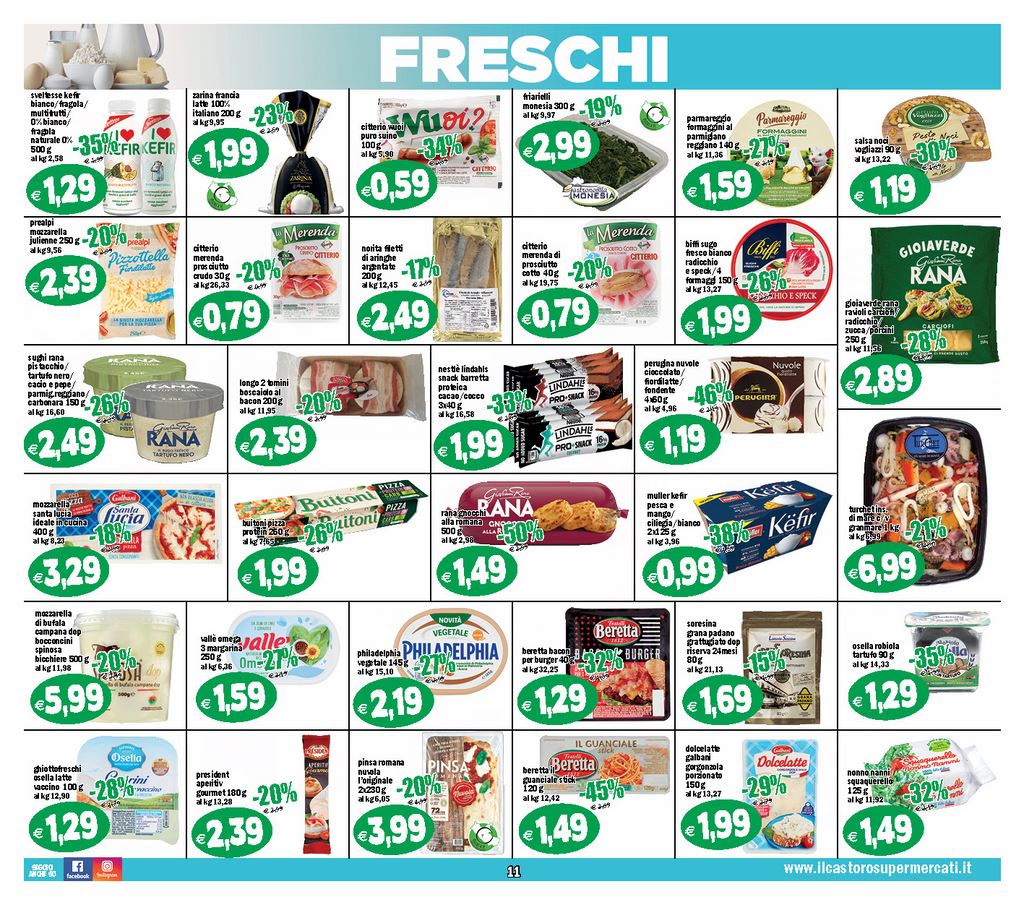 volantino il castoro supermercati offerte sconti catalogo prezzi